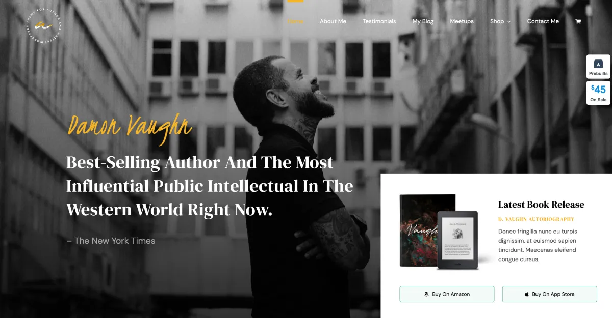 Avada Theme Author Website