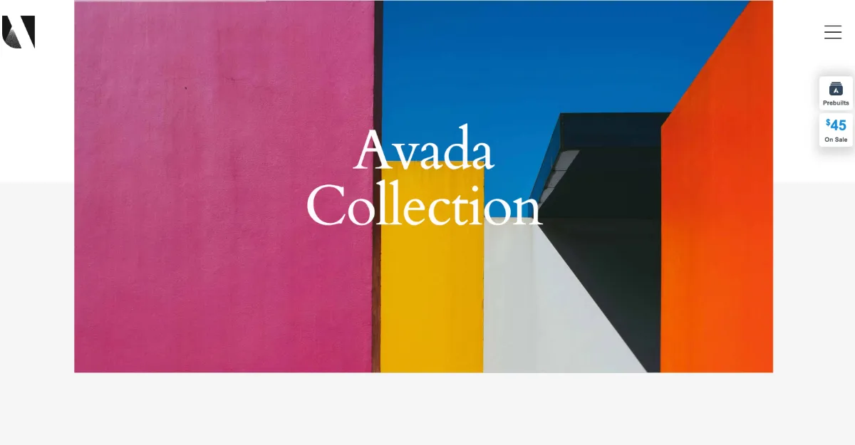 Avada Theme Galerie Website