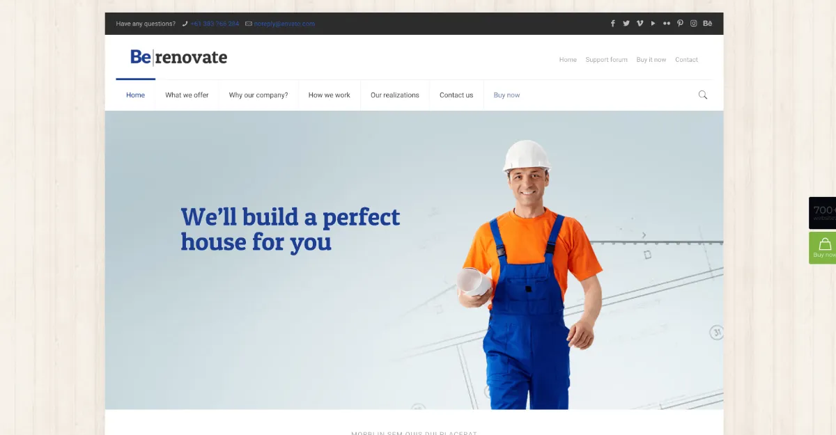 Betheme Renovate