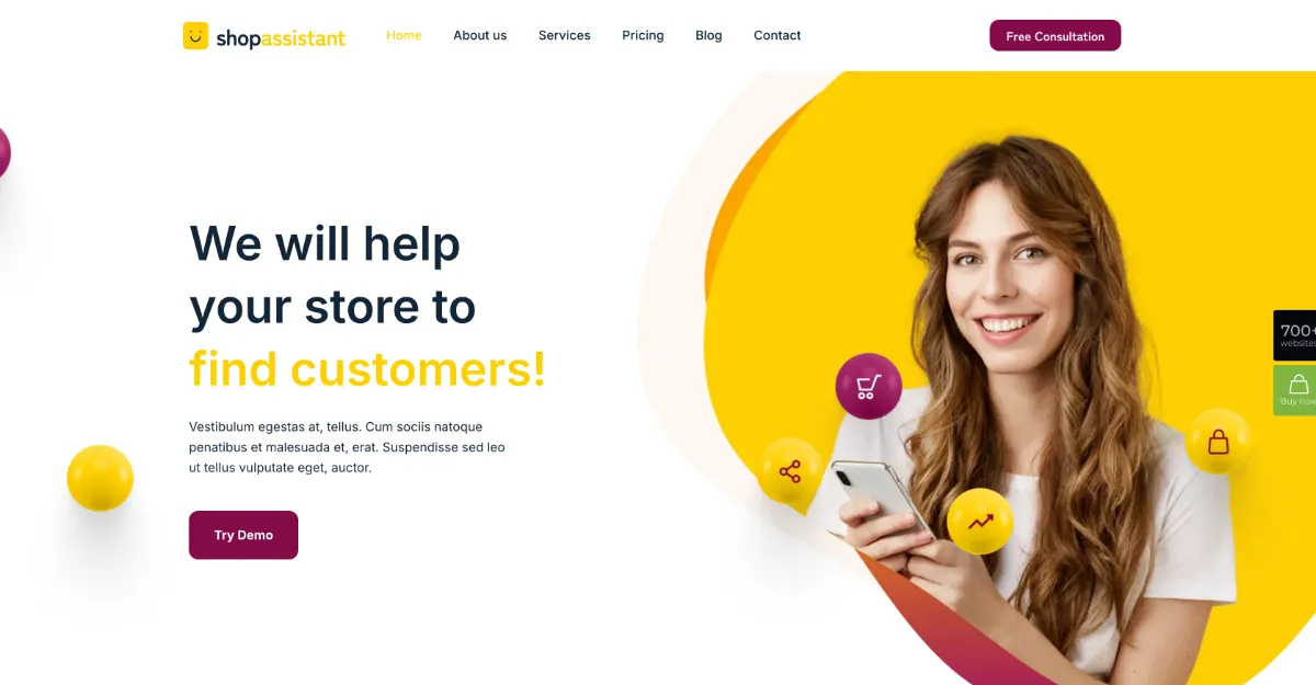 Betheme Shop Assistant