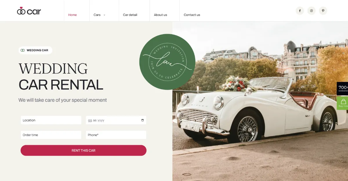 Betheme Wedding Car