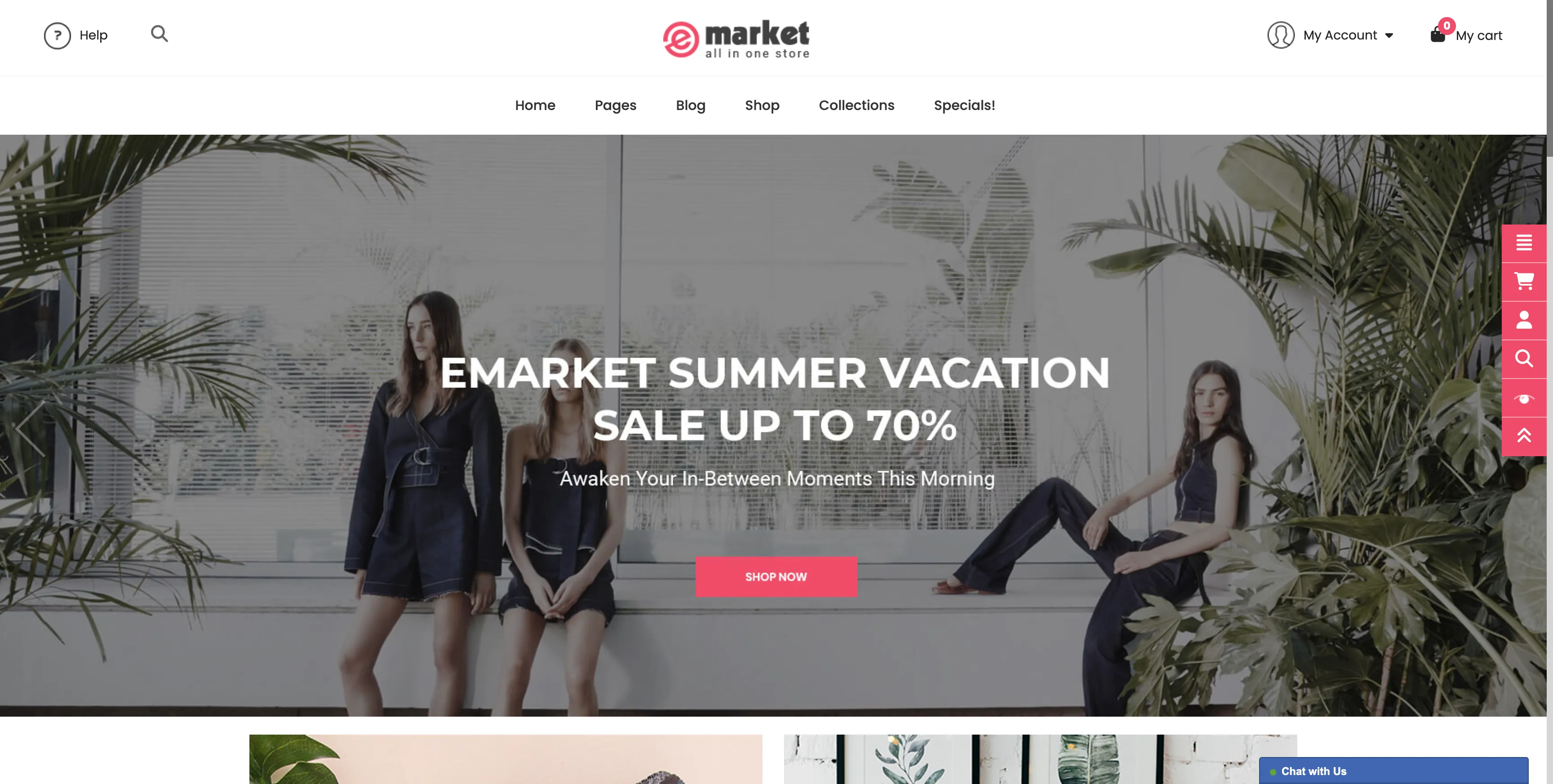 emarket Opencart Theme Home Layout 15