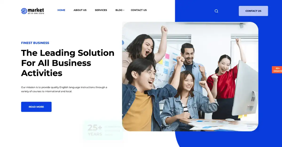 eMarket Woocommerce Theme Professional & Business 2 View Demo