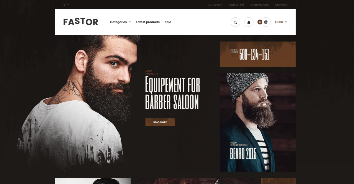 Fastor Theme Barber