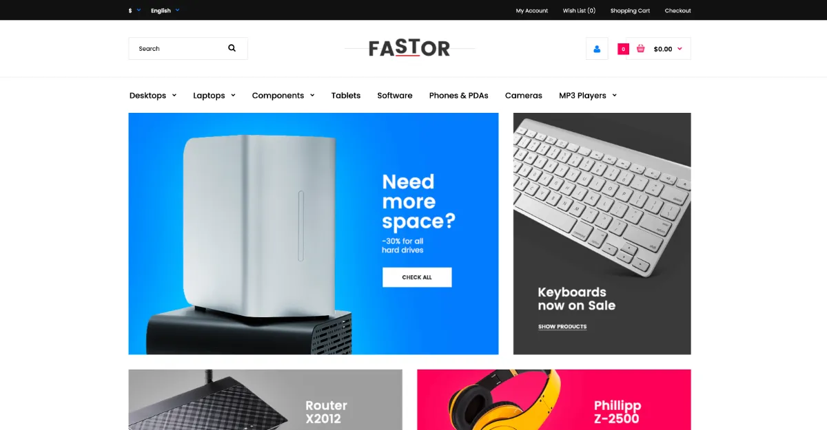 Fastor Theme Computer v8