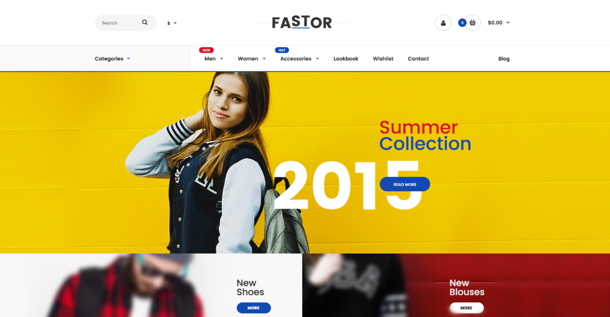 Fastor Theme Default Full width