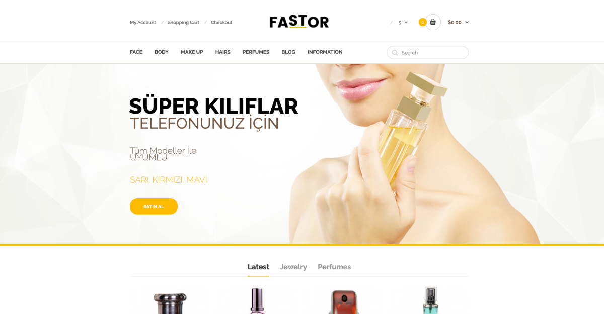 Fastor Theme Perfumes