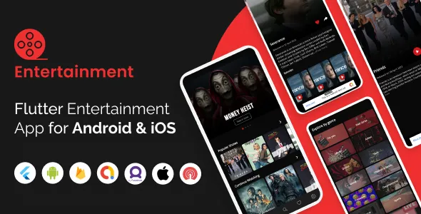 Mighty Entertainment Flutter Video Streaming App