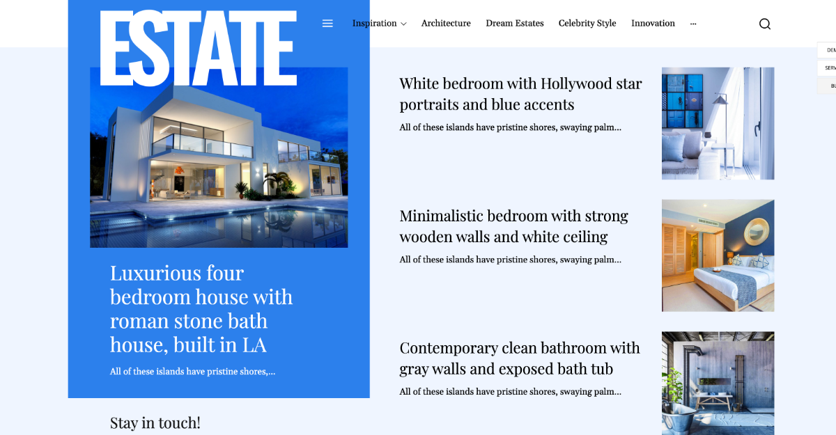 Newspaper Theme Estates Pro