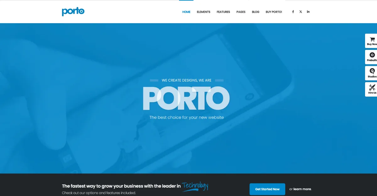 Porto Theme Home CORPORATE 1