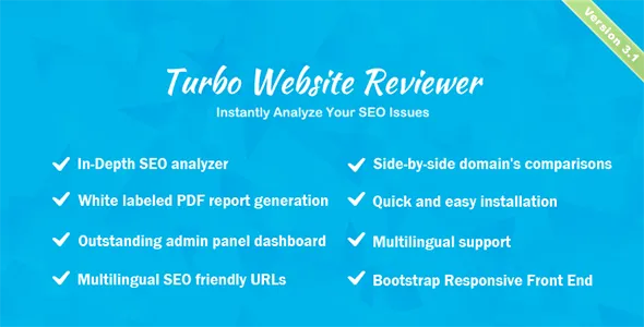 Turbo Website Reviewer - In-depth SEO Analysis Tool