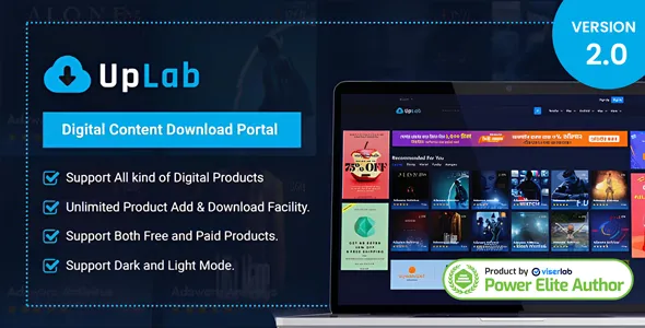 UpLab - Digital Content Download Portal