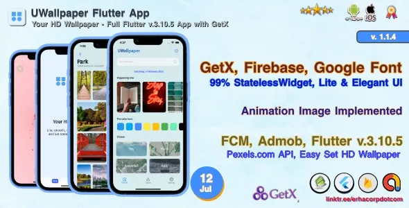 UWallpaper - HD Wallpaper Full Flutter App with Animation